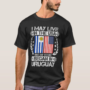 Camiseta Minha História Começou No Uruguai