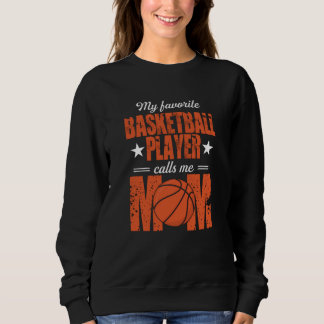 Camiseta Minha Ideia de Presente da Mãe de Basquete Favorit