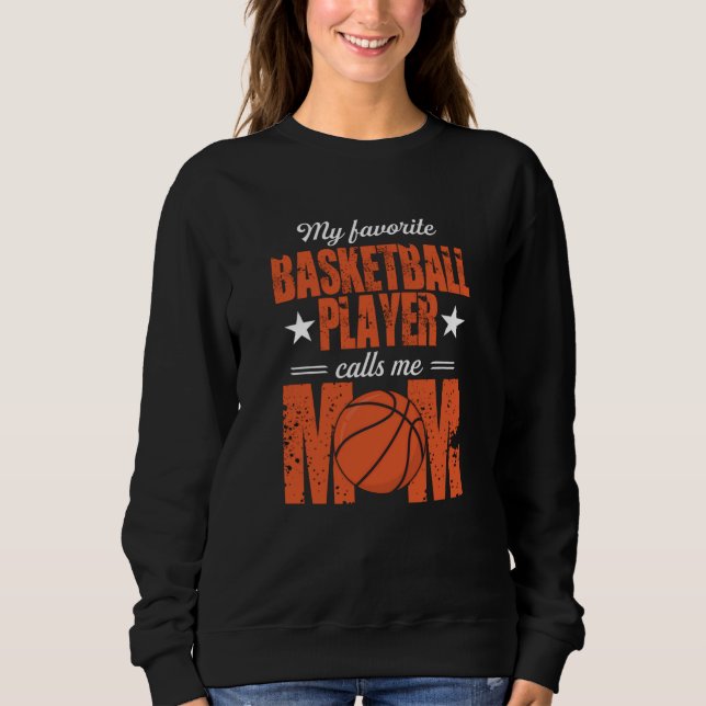 Camiseta Minha Ideia de Presente da Mãe de Basquete Favorit (Frente)