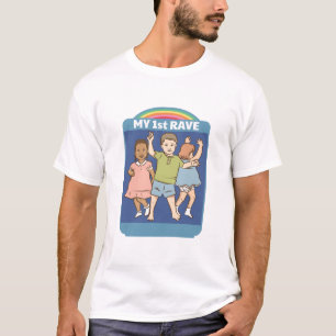 Camiseta Minha Ilustração de Cartão-postal Vintage de 1r