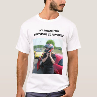 CAMISETA MINHA IMAGINAÇÃO PREPARANDO PARA FUGIR