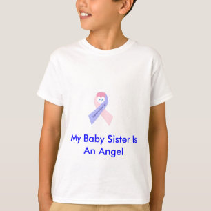Camiseta Minha irmã do bebê é um anjo