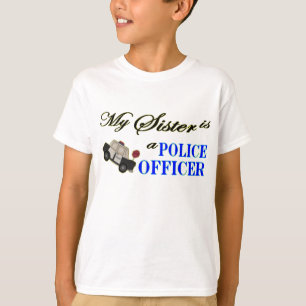 Camiseta Minha irmã é um agente da polícia