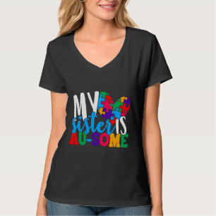 Camiseta Minha Irmã É Uma Consciência Autista