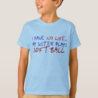 Camiseta Minha Irmã Joga Softball