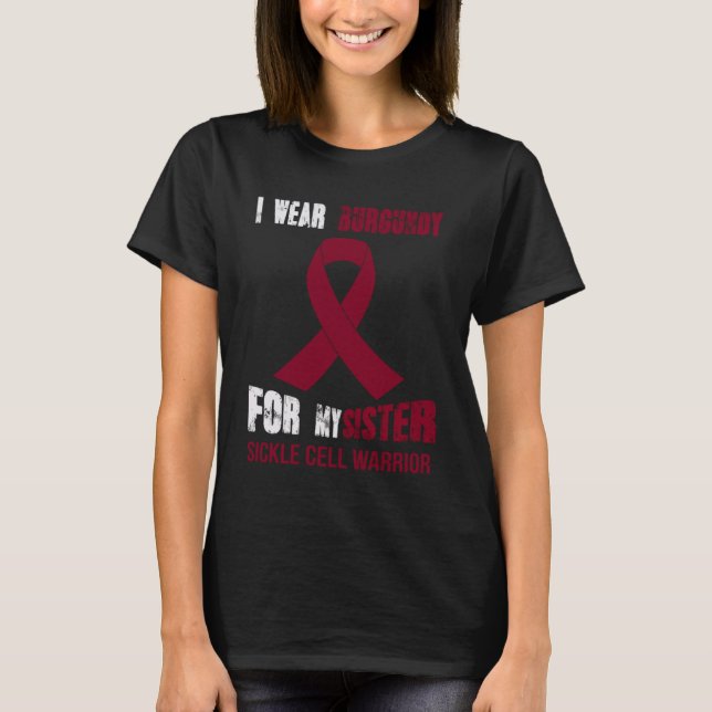 CAMISETA MINHA IRMÃ MINHA GUERREIRA DA CÉLULA FALCIFORME (Frente)