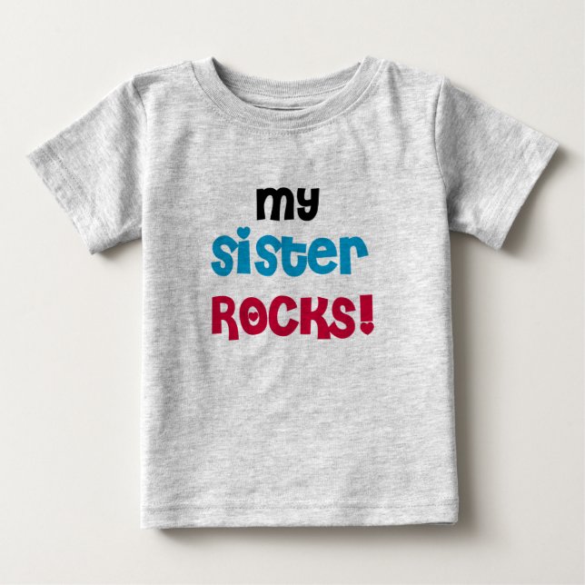 Camiseta Minha Irmã Rocks (Frente)