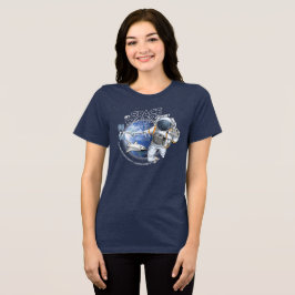 Camiseta Minha Jornada de Caminhada Espacial (Modo escuro)