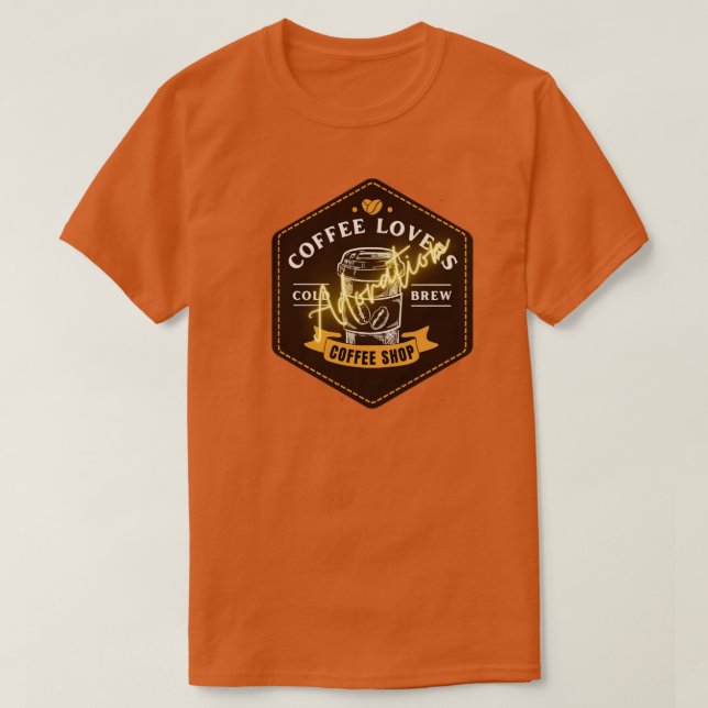 Camiseta Minha liberdade é tomar minha xícara de café sempr (Frente do Design)