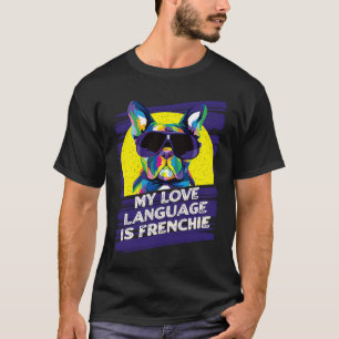 Camiseta Minha Linguagem De Amor É O Cachorro De Resgate Fr
