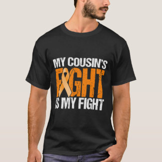 Camiseta Minha Luta Contra a Leucemia é minha consciência