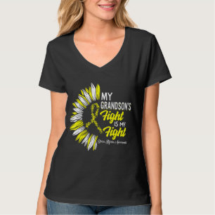 Camiseta Minha Luta De Avós É Minha Luta Spina Bifida Aware