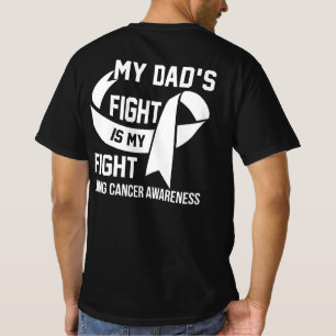 Camiseta Minha Luta De Pai É A Minha Consciência Do Cance