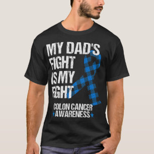 Camiseta Minha Luta De Pai É A Minha Consciência Do Cancer 
