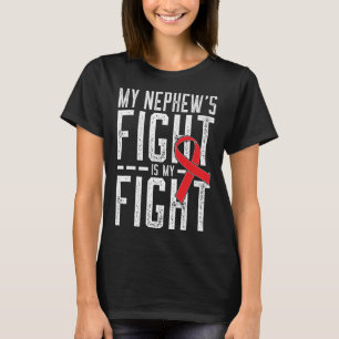 Camiseta Minha Luta do Sobrinho é Minha Luta Contra a Doenç