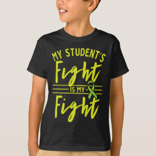 Camiseta Minha Luta Estudantil É Minha Luta Contra a Doença