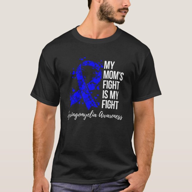 Camiseta Minha Luta Momu2019s É Minha Luta Syringomyelia Aw (Frente)