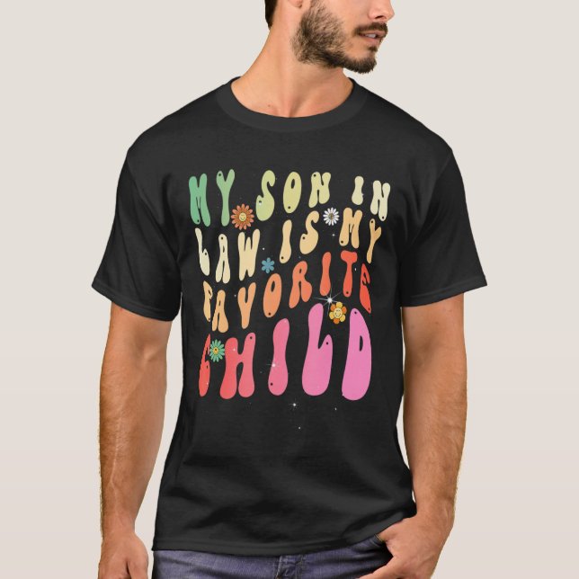 Camiseta Minha Mãe Divertida De Direito É Minha Chi Favorit (Frente)