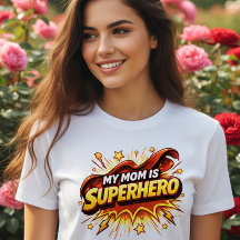 Camiseta Minha Mãe é Super-Herói