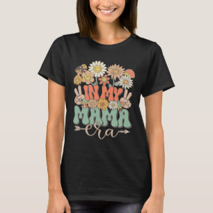 Camiseta Minha Mãe Era Floral Hippie Groovy Retro Margarida