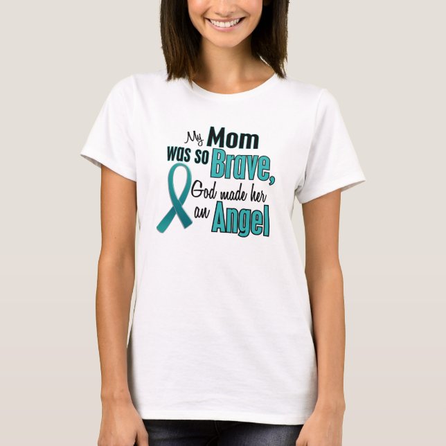 Camiseta Minha Mãe Era Tão Corajosa Que Deus A Fez Uma Cami (Frente)