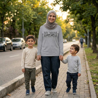 Camiseta MINHA MÃE MINHA JANNAH Presente Personalizado para