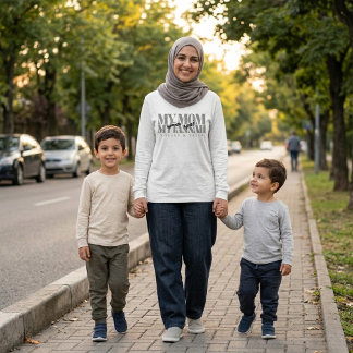 Camiseta MINHA MÃE MINHA JANNAH Presente Personalizado para