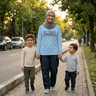 Camiseta MINHA MÃE MINHA JANNAH Presente Personalizado para