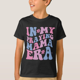 Camiseta Minha Mãe Orando Era Mãe Religiosa Mãe Cristã