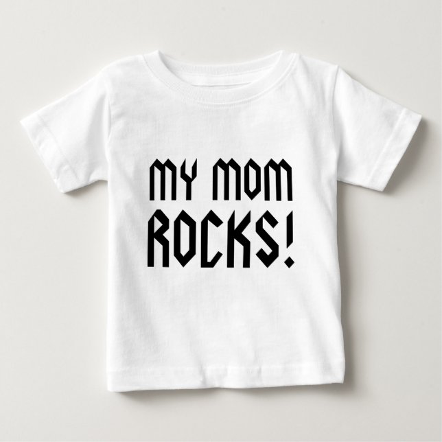 Camiseta Minha mãe Rocks! (Frente)