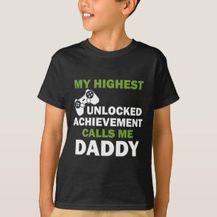 Camiseta Minha Maior Conquista Desbloqueada Me Chama de Pap
