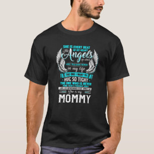 Camiseta Minha Mamãe É Cada Batida Do Meu Coração O Anj