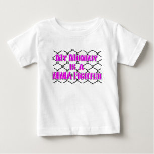 Camiseta Minha Mamãe é uma Lutadora de Gaiola! Design de MM