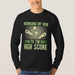 Camiseta Minha Maneira de Saltar para a Máquina de Pinball