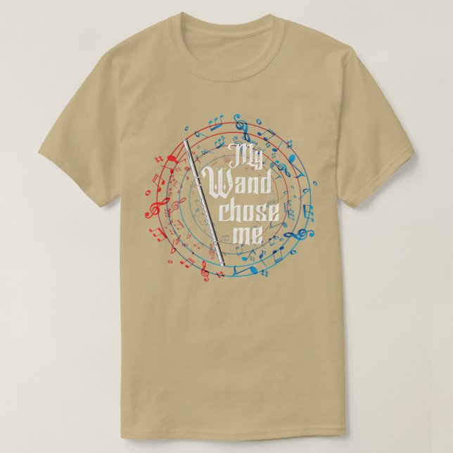 Camiseta Minha Mão Me Escolheu Flute (Frente do Design)