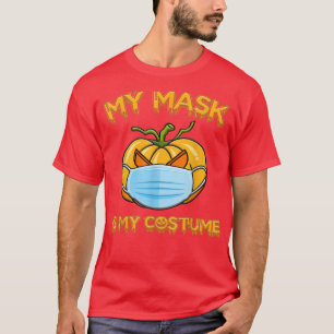 Camiseta Minha Máscara É Minha Dia de as Bruxas engraçado D