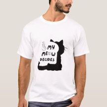 Minha Meia Decide - Design De Gato Engraçado