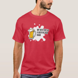 Camiseta Minha Melhor Dieta É Uma Cerveja – Presente Divert