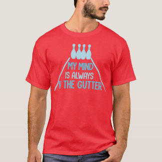 Camiseta Minha mente está sempre na sarjeta Clássica