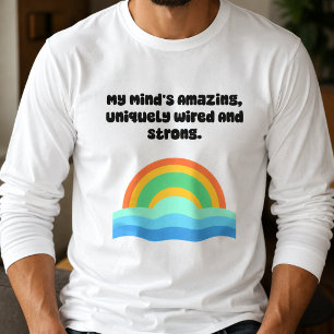 Camiseta Minha Mente Incrivelmente Única e Forte