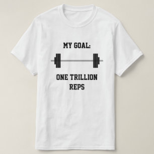 Camiseta "Minha meta: Um Trilhão de Representantes" + Bar