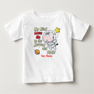 Camiseta Minha Mimi Me Ama Astronauta De Vaca