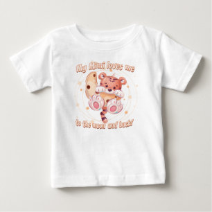 Camiseta Minha Mimi me ama na lua e no Tigre