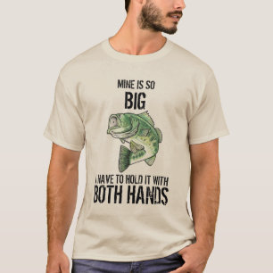 Camiseta Minha Mina é Tão Grande que Preciso Segurá-la com 