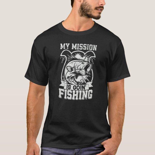 Camiseta Minha Missão Vai Pescar O Pescador Gea (Frente)