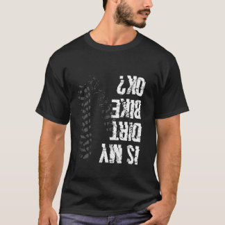 Camiseta Minha moto de trilha está Ok  Piloto de trilha eng