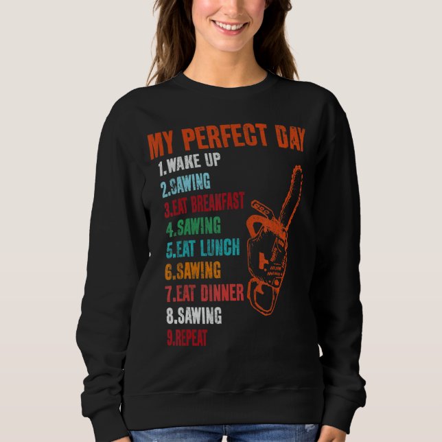 Camiseta Minha motosserra do Dia Perfeito (Frente)