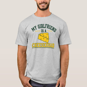 Camiseta Minha namorada é uma Cheesehead