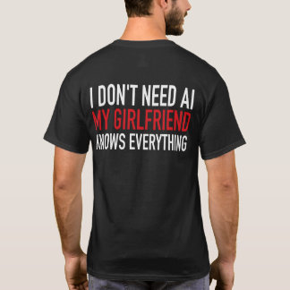 Camiseta minha namorada sabe tudo