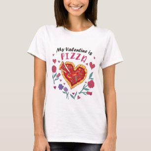 Camiseta Minha Namorados é Pizza Invitation Magnet